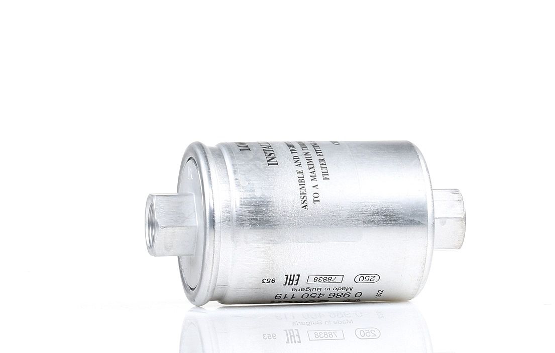 BOSCH Polttoainesuodatin NISSAN,CHEVROLET,LAND ROVER 0 986 450 119 25171792,25055052,25055129 25171792,25055129,96130396,25055046,25055052,25055128