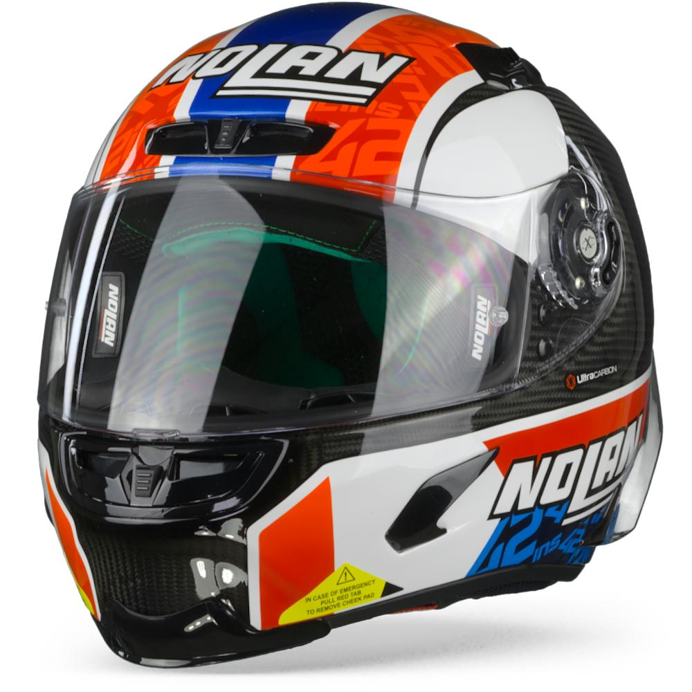 Nolan X-803 RS Ultra Carbon 22 Rins Carbon Black White Red Blue 2XL