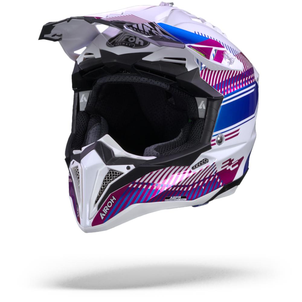 Airoh Aviator 3 Wave Pink Graphic M