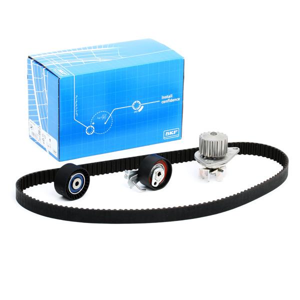 SKF Vesipumppu + Jakohihnasarja PEUGEOT,CITROËN VKMC 03258 0816G8,0816H5,0829A5 0829C6,083052,083060,1201G2,1609417180,1609525780,1610793380,0816G8