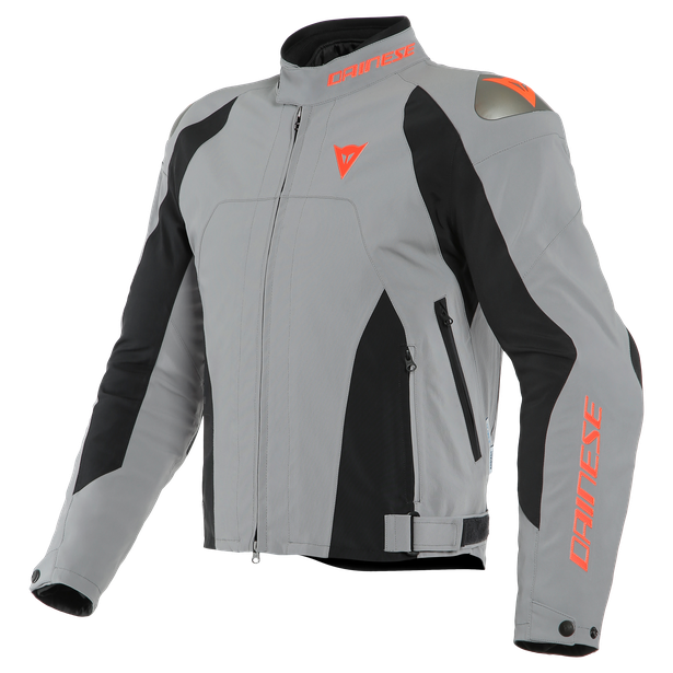 Dainese Indomita D-Dry XT Frost Gray Black Matt Fluo Red 56