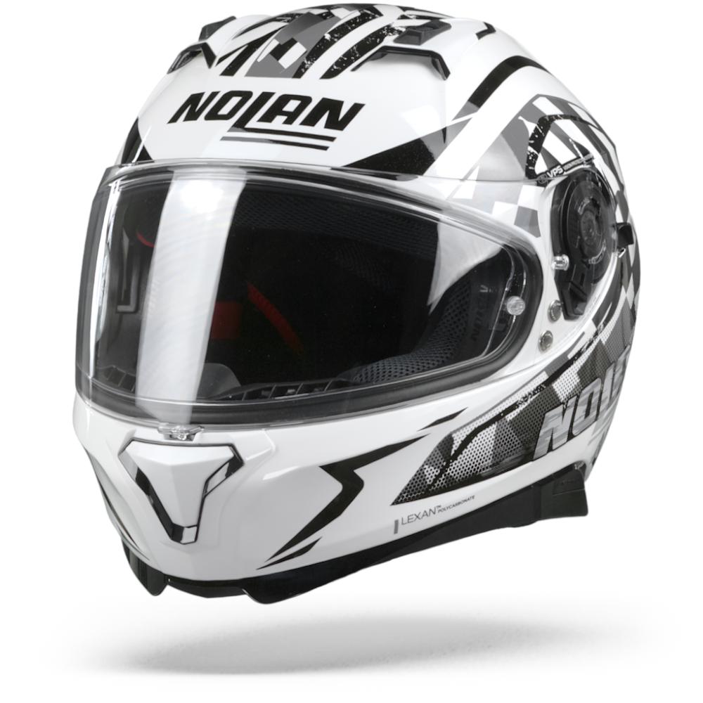 Nolan N87 Venator 93 Metal White Black Anthracite S