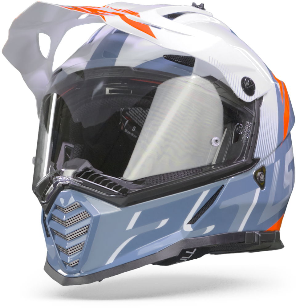 LS2 MX436 Pioneer Evo Evolve White Cobalt S