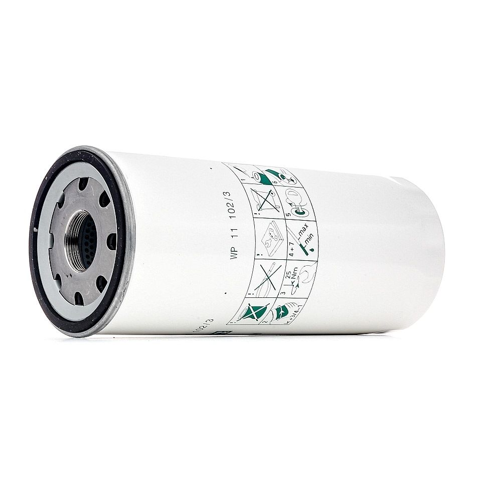 MANN-FILTER Öljynsuodatin VOLVO,RENAULT TRUCKS WP 11 102/3 101701053D,1132401310,1132401630 1132401632,132400421,2906548300,X13201011,5000812484