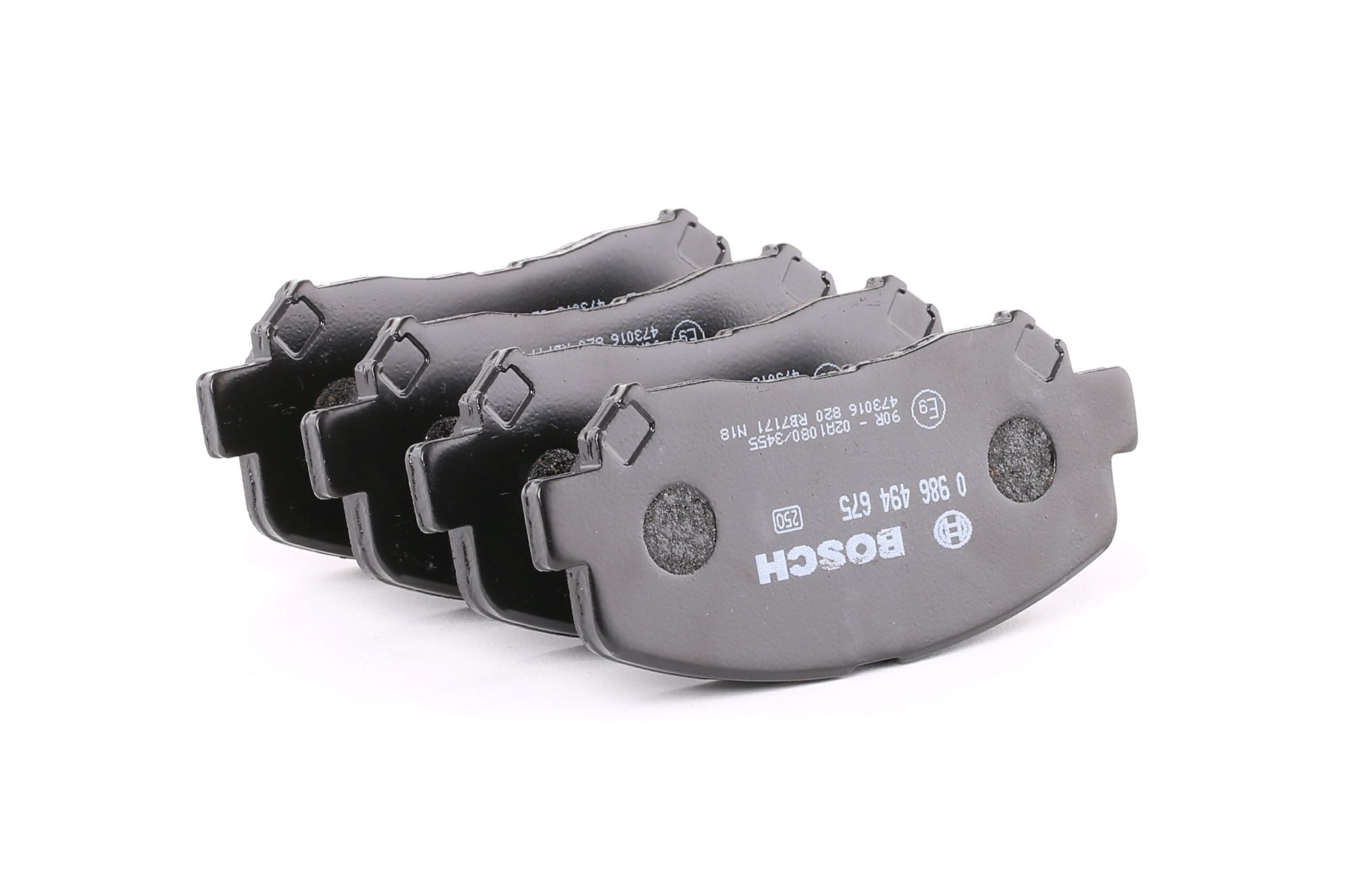 BOSCH Jarrupalat MAZDA 0 986 494 675 K0Y13323Z,K0Y13328Z,K0Y13328ZA Jarrupalasarja,Jarrupala, Levyjarru KDY93328Z