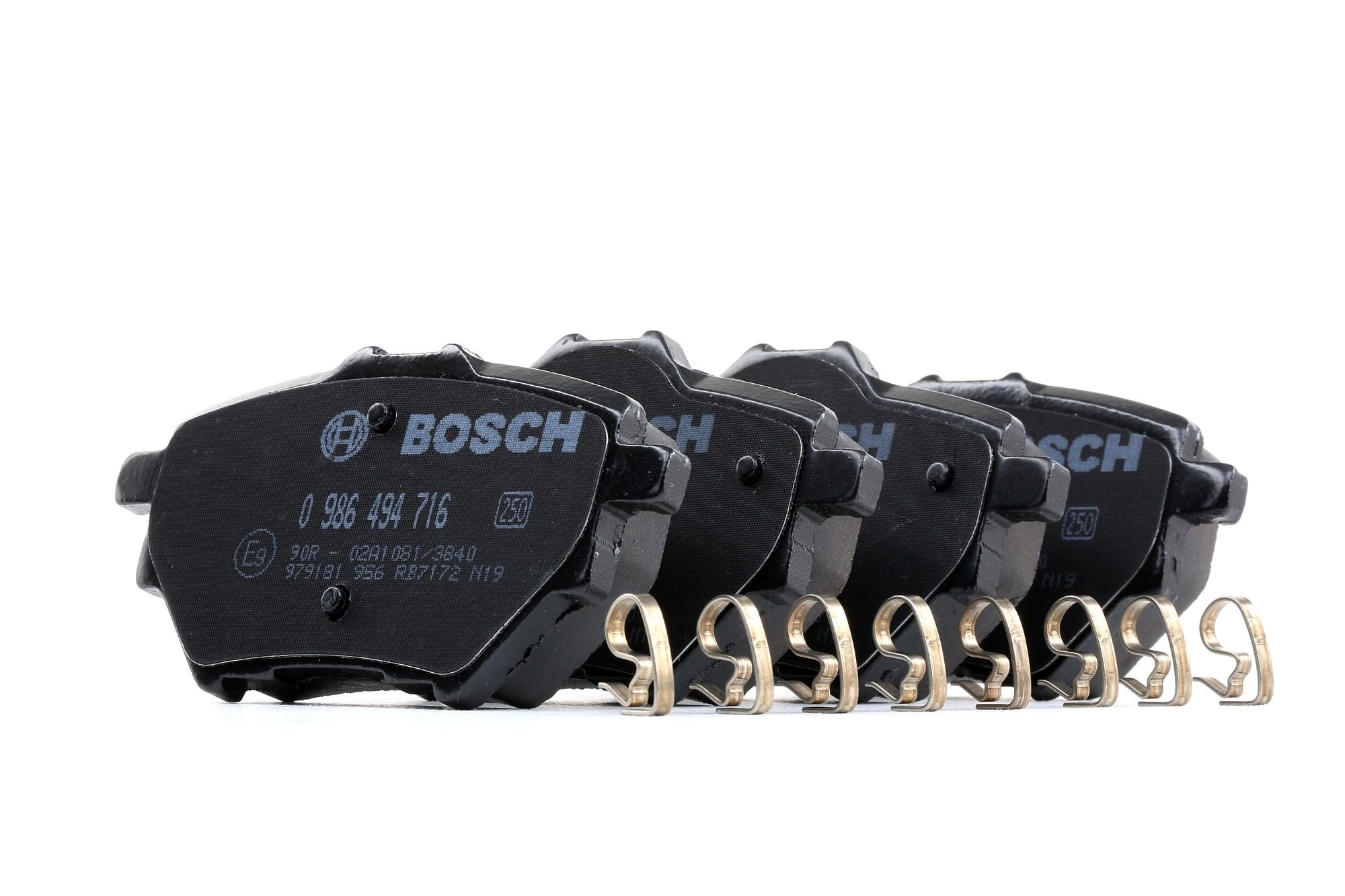 BOSCH Jarrupalat OPEL,PEUGEOT,CITROËN 0 986 494 716 1609000680,1636413980,1609000680 Jarrupalasarja,Jarrupala, Levyjarru 1636413980