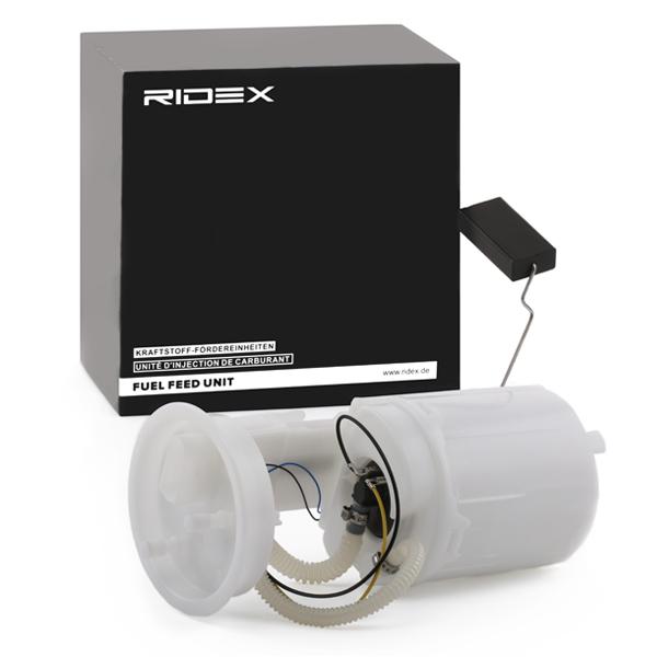 RIDEX Polttoainepumppu VW,AUDI,SKODA 1382F0128 3B0919051B,3B0919051C,3B0919051B Polttoaineen Syöttöyksikkö 3B0919051C,8E0906087C,8E0906087F,8E0919051A