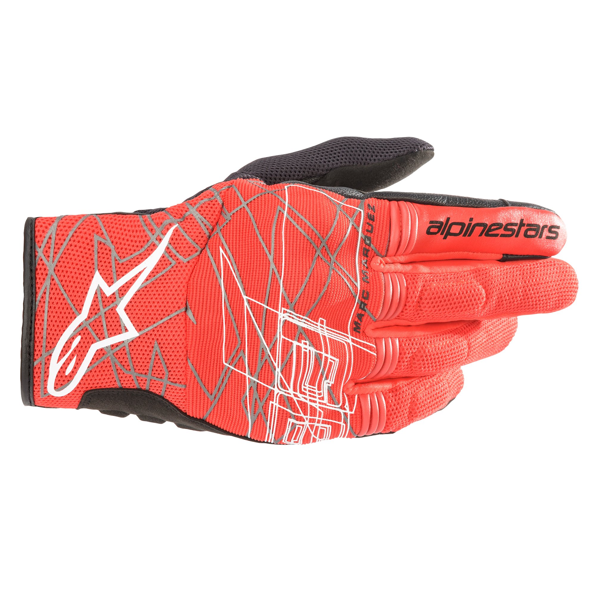 Alpinestars MM93 Losail V2 Black Bright Red Gloves L