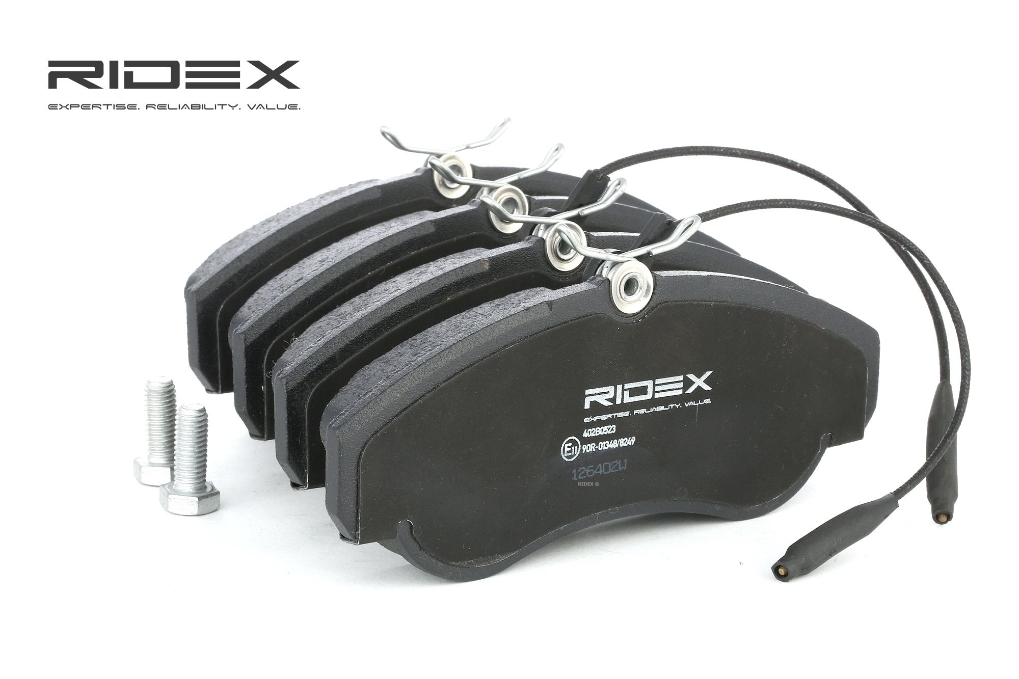 RIDEX Jarrupalat FIAT,PEUGEOT,CITROËN 402B0523 425118,425119,425452 Jarrupalasarja,Jarrupala, Levyjarru E172032,71752993,71770973,77362209,9945810