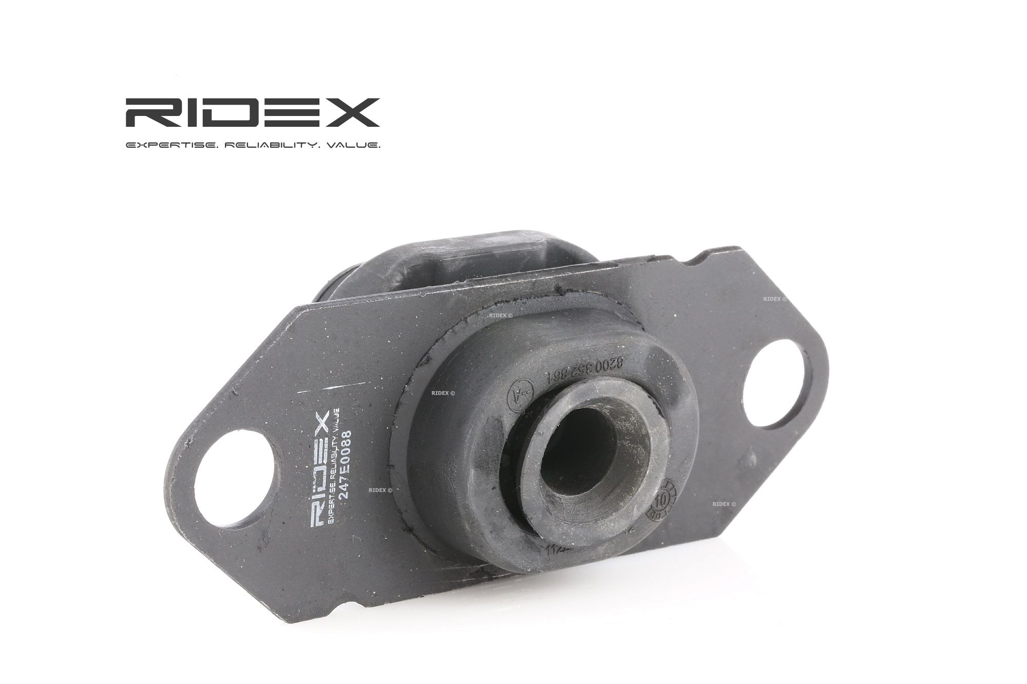 RIDEX Moottorin Kumityyny RENAULT,NISSAN 247E0088 11220BN700,11220BN720,8200168073 Moottorin Tukikumit,Moottorin Tuki 8200337058,8200352861