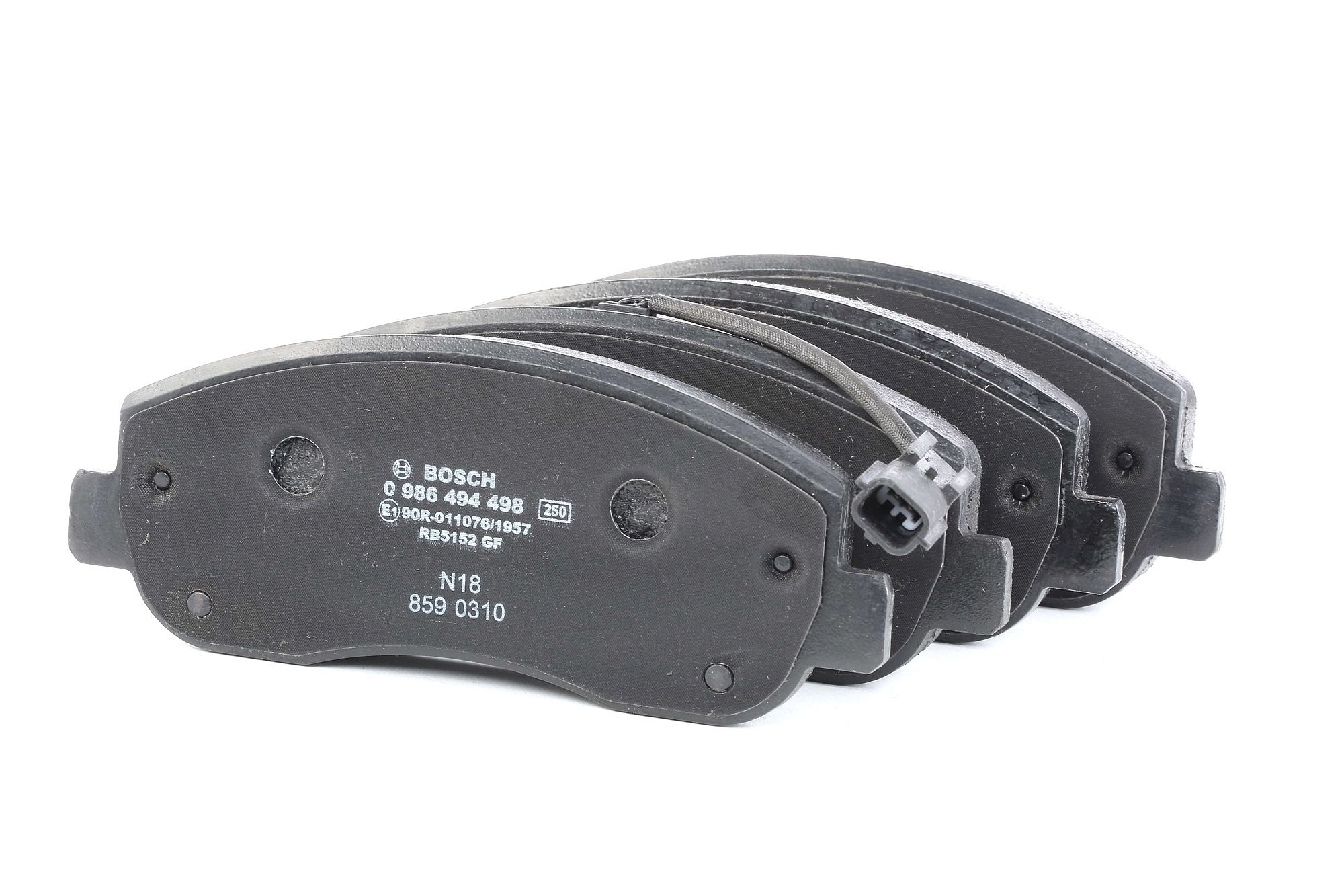 BOSCH Jarrupalat OPEL,RENAULT,VAUXHALL 0 986 494 498 4419950,93167551,95522278 Jarrupalasarja,Jarrupala, Levyjarru 4419950,93167551,95522278,4419950