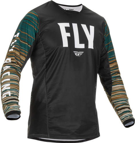 FLY Racing Kinetic Wave Jersey Black Rum M