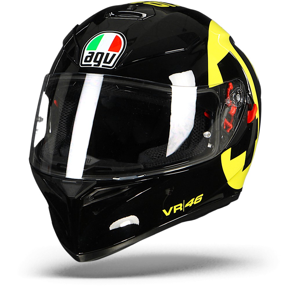 AGV K-3 SV Bollo 46 Black Yellow XS