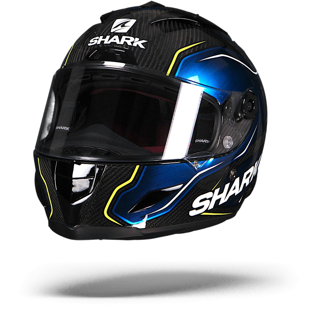 Shark Race-R Pro Carbon Guintoli Carbon Blue Yellow DBY XL