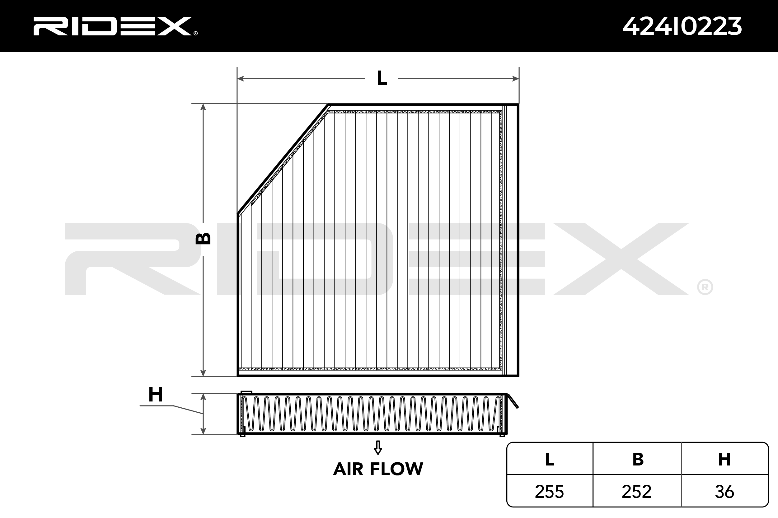RIDEX Raitisilmasuodatin AUDI,BENTLEY 424I0223 4H0819439,4H0819439 Sisäilmansuodatin,Suodatin, Sisäilma