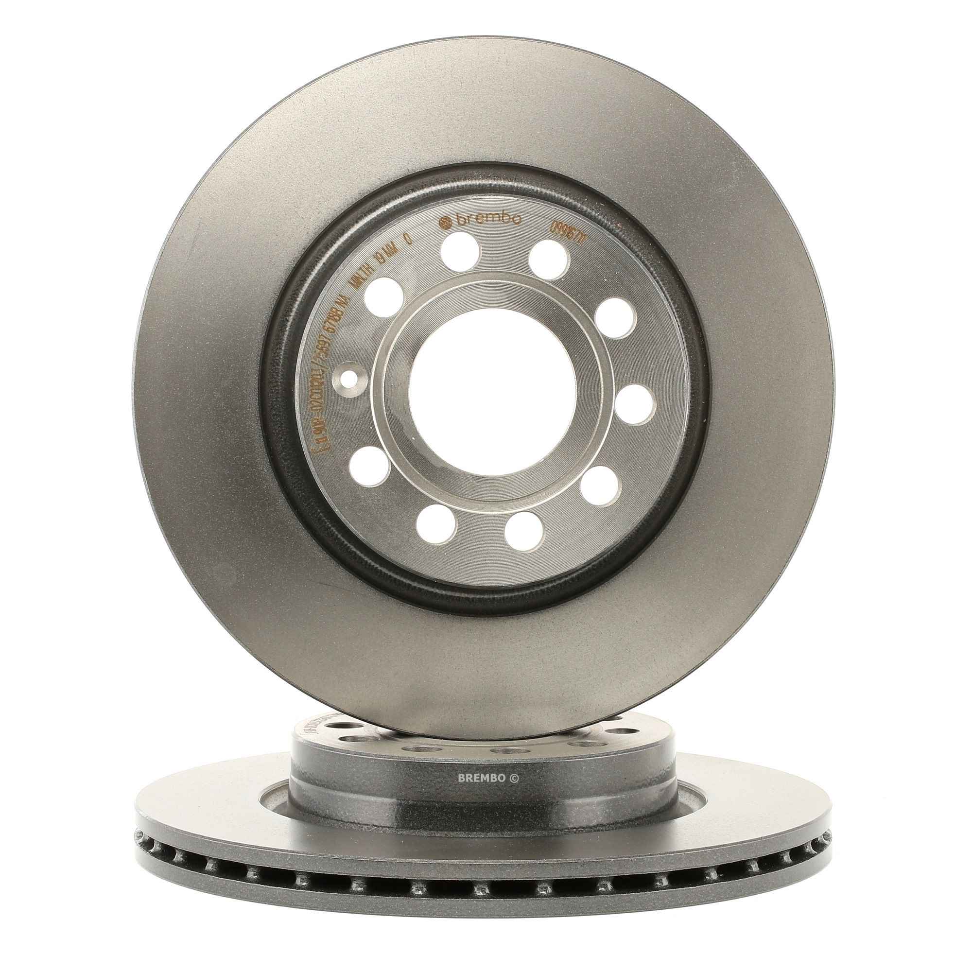BREMBO Jarrulevyt VW,AUDI,SKODA 09.9167.11 1K0615301AC,1K0615301AK,1K0615301S Jarrulevy 5C0615301,1K0615301S,JZW615301A,1K0615301AK,1K0615301S