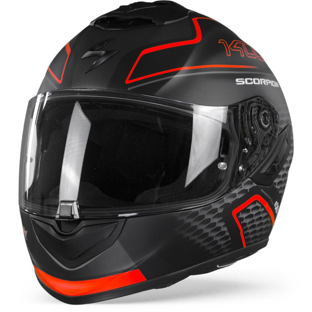 Scorpion EXO-1400 Air Galaxy Matt Neon Red XL