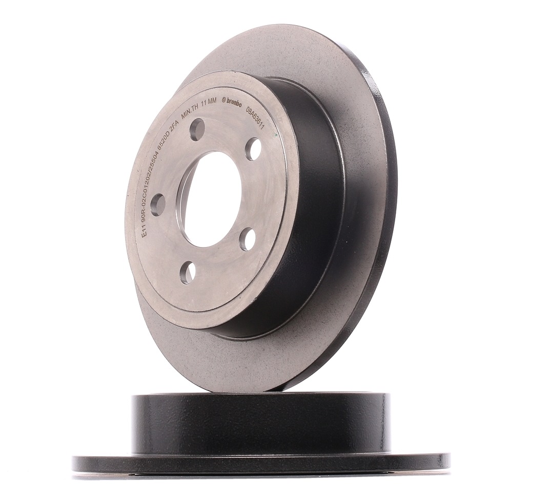 BREMBO Jarrulevyt JEEP 08.A636.11 52128411AA,52128411AB Jarrulevy