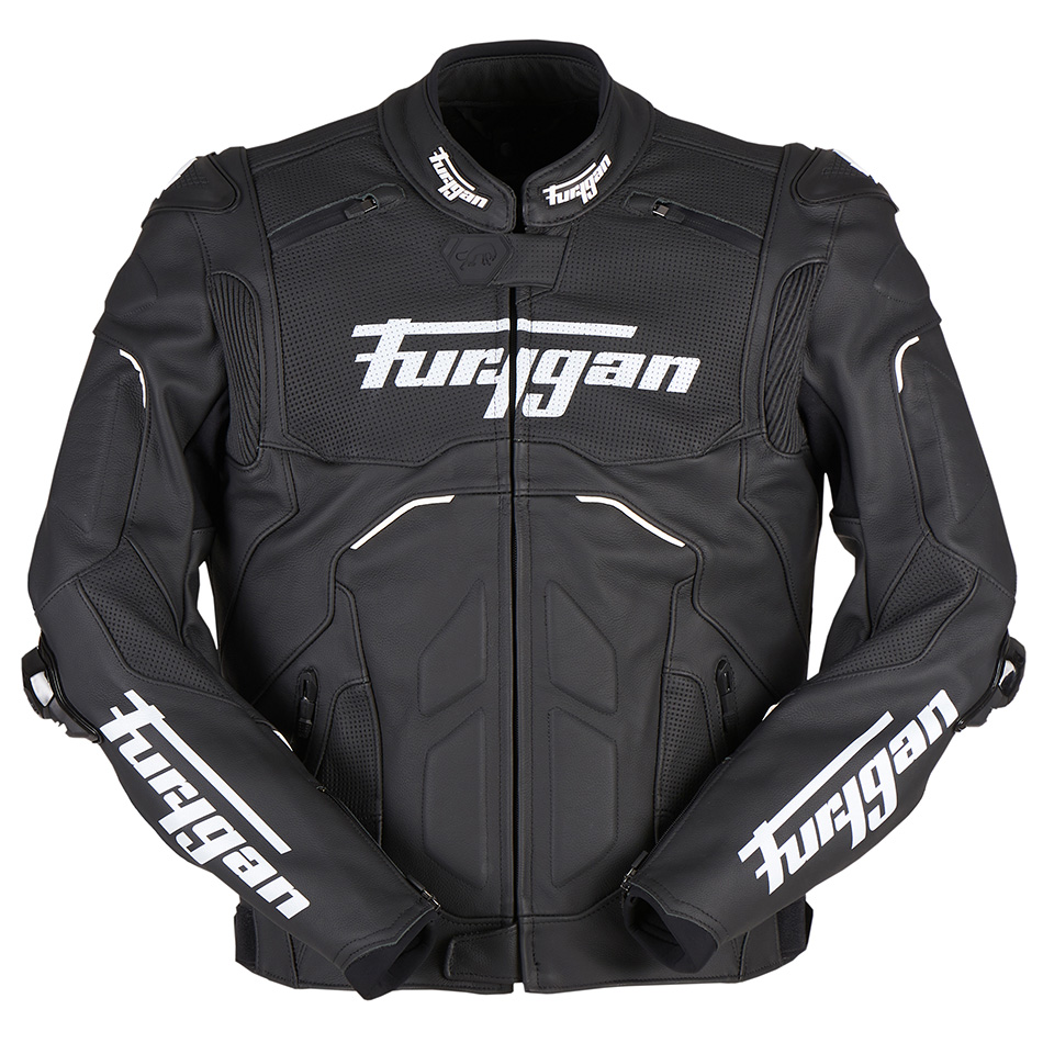 Furygan Raptor Evo 2 Black White Motorcycle Jacket 2XL