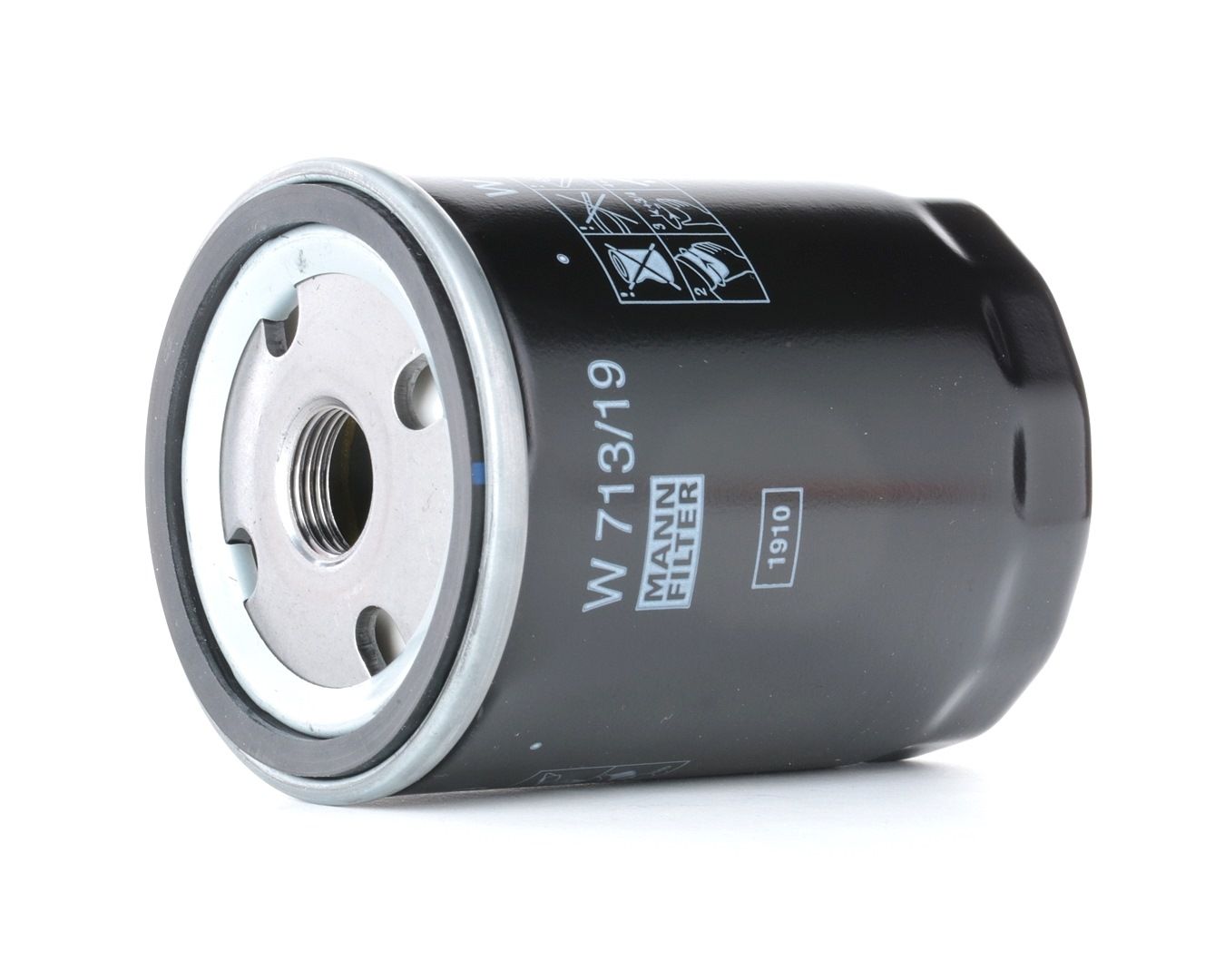 MANN-FILTER Öljynsuodatin FORD,MAZDA W 713/19 1039020,1039021,1220880 6179700,6179701,6607325,6607326,89FF6714A2E,1E0714302,1E2014302B