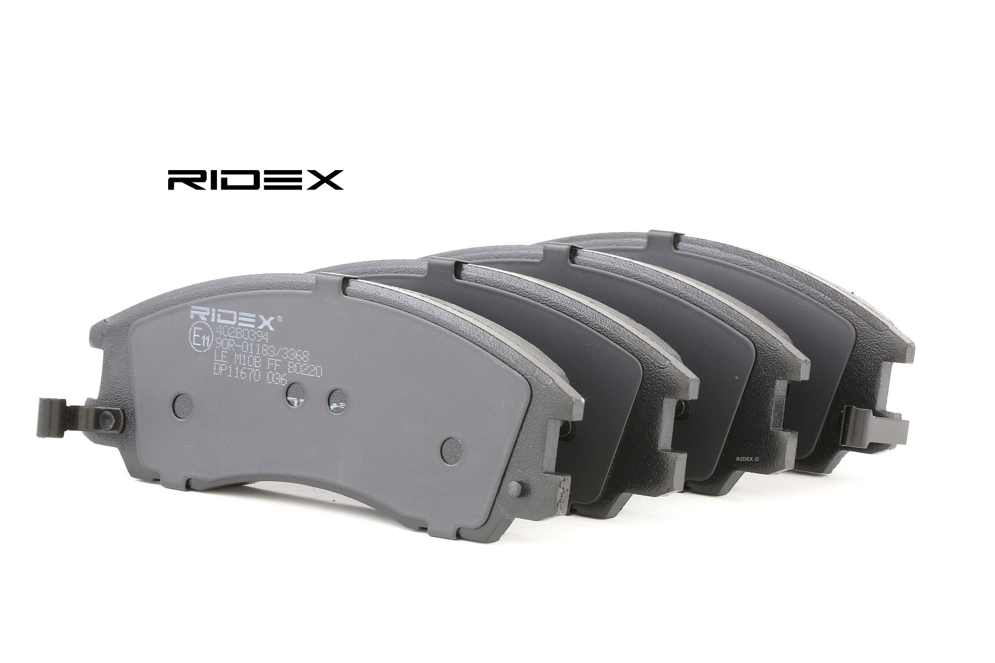 RIDEX Jarrupalat HYUNDAI 402B0394 58101H1A00,58101H1A10 Jarrupalasarja,Jarrupala, Levyjarru