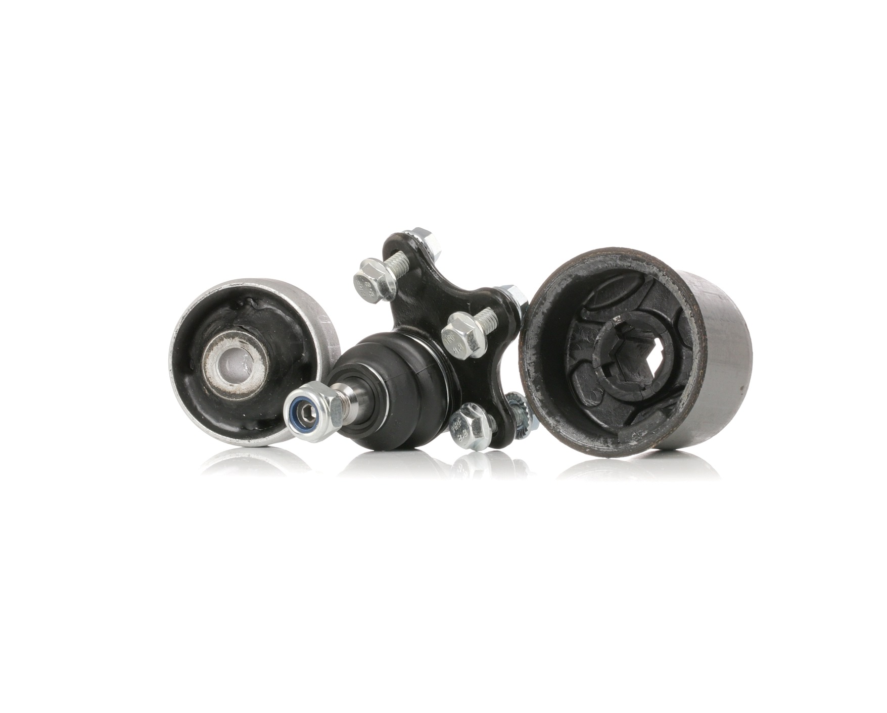 RIDEX Alatukivarren Korjaussarja VW,SKODA,SEAT 772S0059 6Q0407366A,6Q0407366B,6Q0407366M Korjaussarja, Poikittaistukivarsi