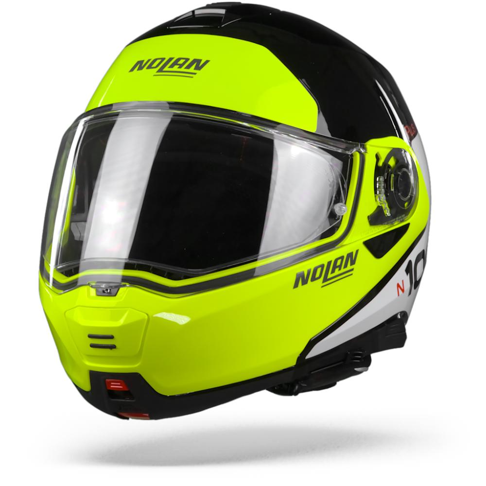 Nolan N100-5 Plus Distinctive 28 Glossy Black Yellow White S