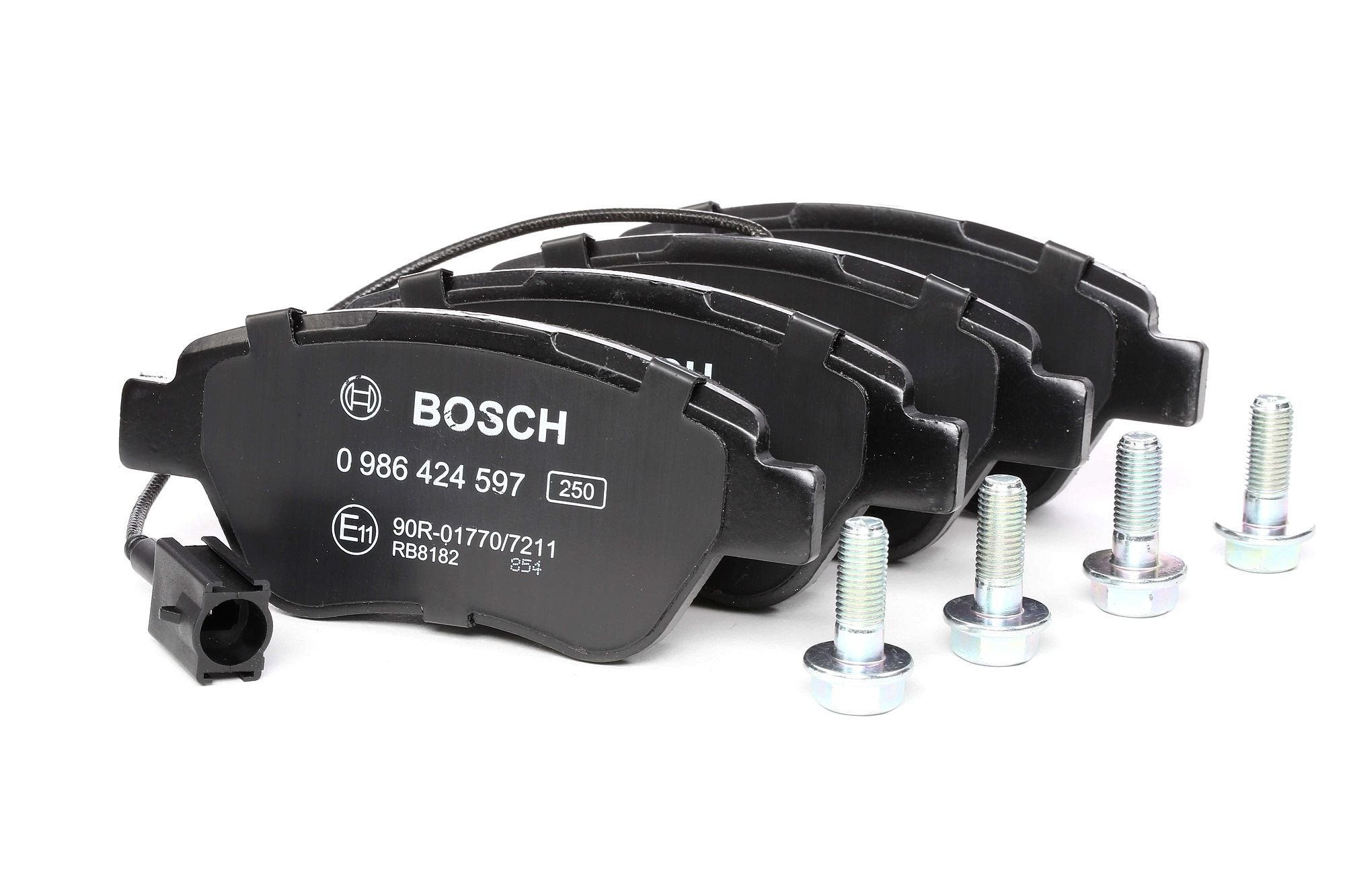 BOSCH Jarrupalat FIAT,PEUGEOT,CITROËN 0 986 424 597 71754802,77362091,77362194 Jarrupalasarja,Jarrupala, Levyjarru 77362548,77363942,77363974,77364477