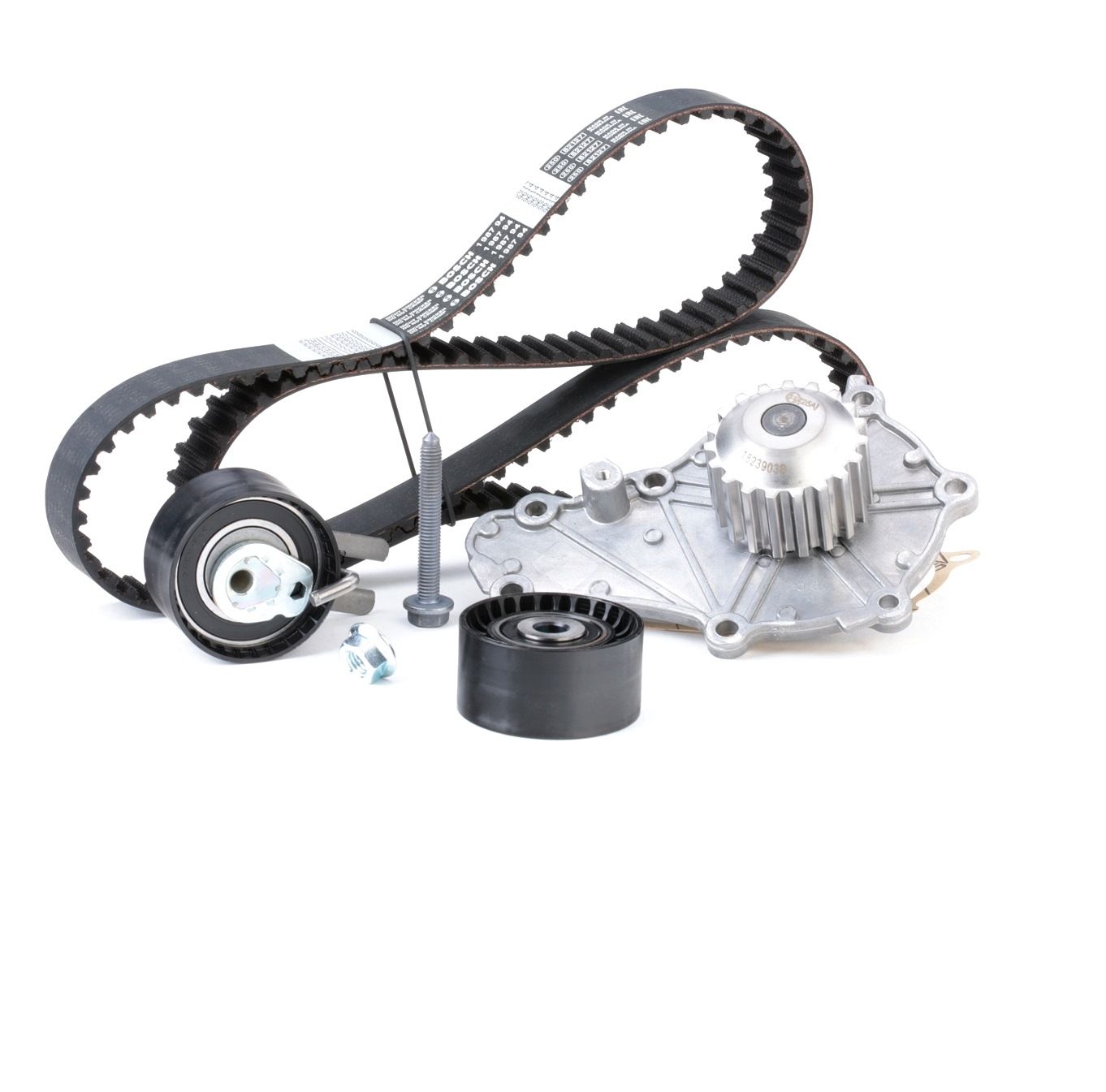 BOSCH Vesipumppu + Jakohihnasarja FORD,FIAT,PEUGEOT 1 987 948 721 1609525680,71775921,1753586 1855736,1609525680