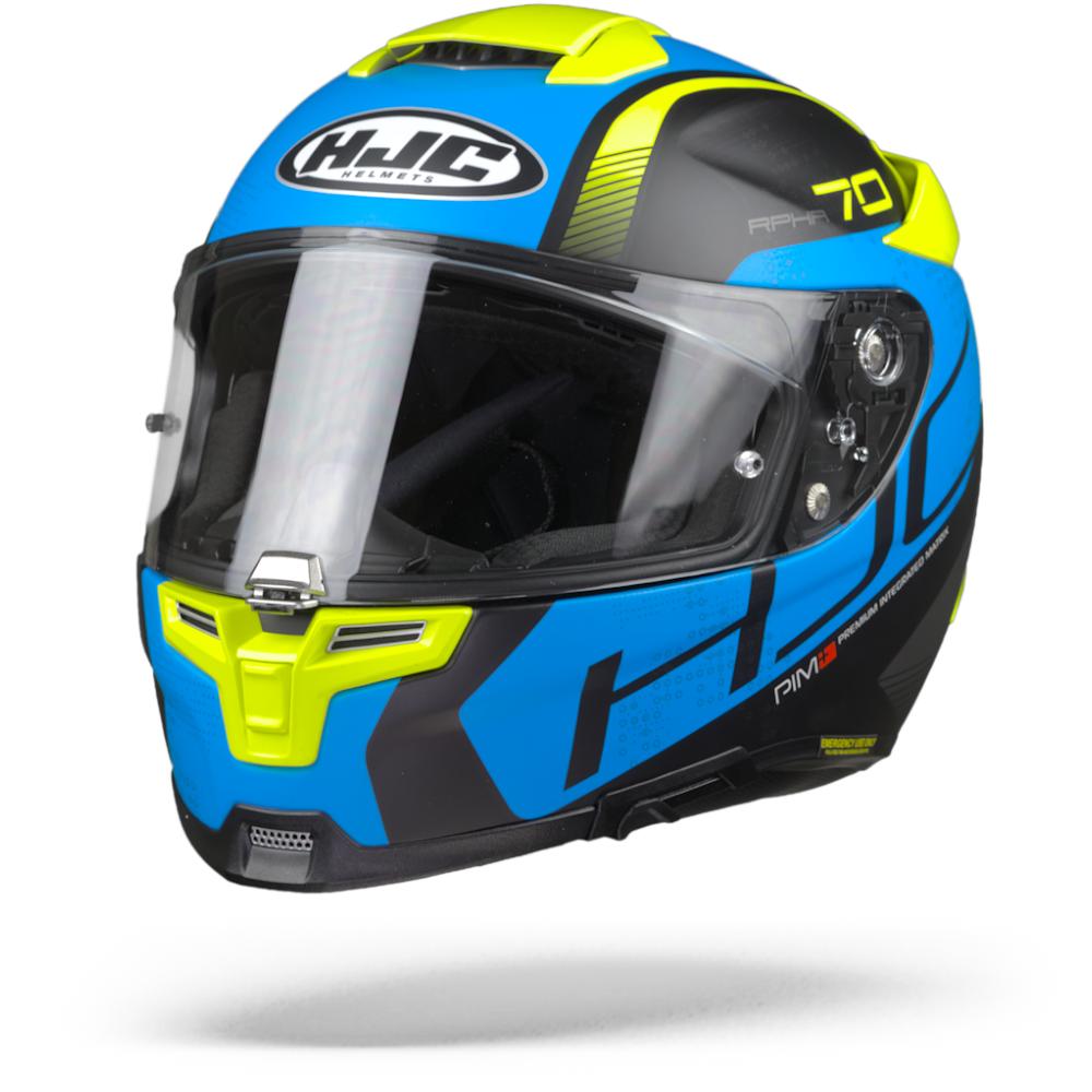 HJC RPHA 70 Vias MC2SF Grey Blue Fluo Yellow S
