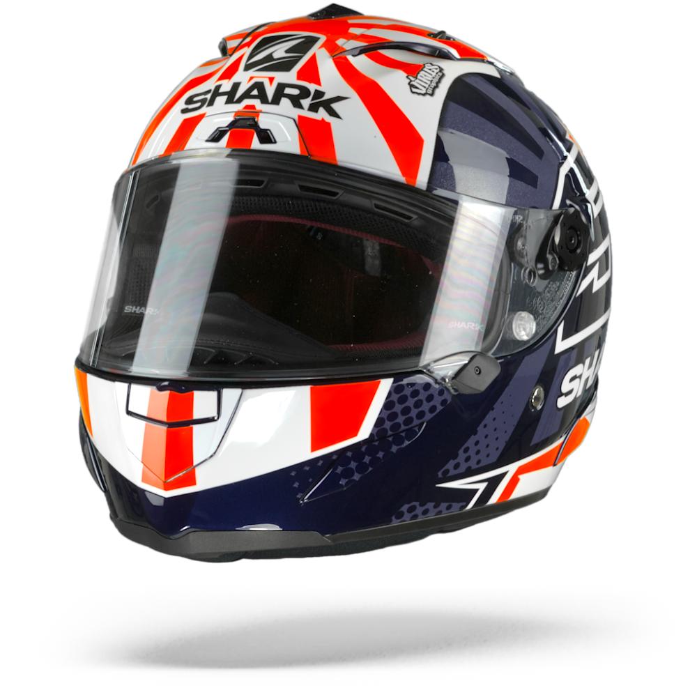 Shark Race-R Pro Zarco 2019 BWO Blue White Orange XL