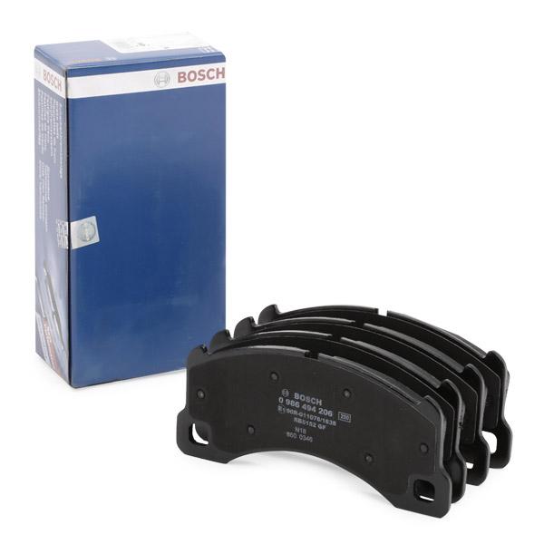 BOSCH Jarrupalat VW,PORSCHE 0 986 494 206 7P5698151D,95535193961,95535193962 Jarrupalasarja,Jarrupala, Levyjarru 95535193963,95535193970,95835193900