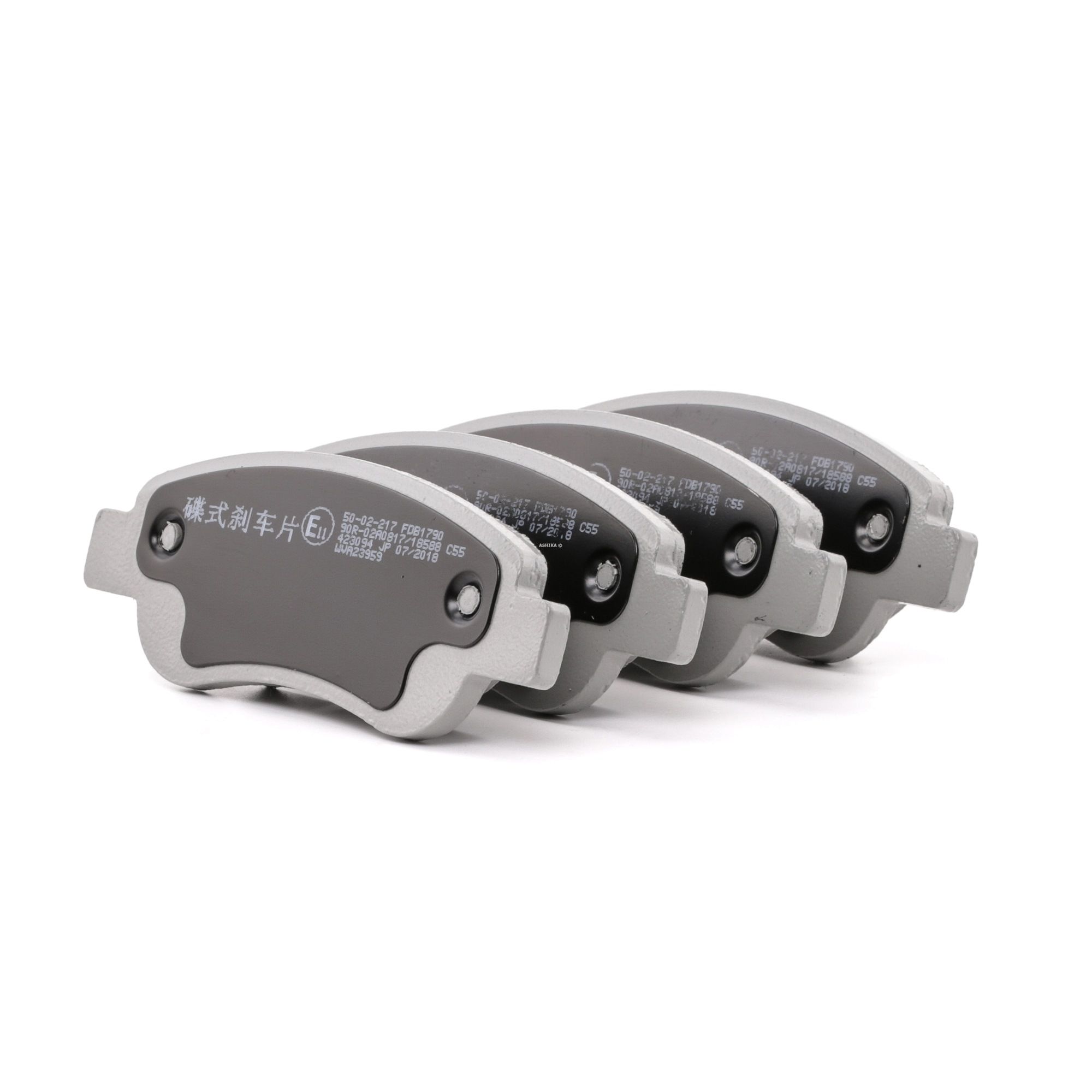ASHIKA Jarrupalat PEUGEOT,TOYOTA,CITROËN 50-02-217 1613819980,425328,425474 Jarrupalasarja,Jarrupala, Levyjarru 425327,425474,044650H020,044650H030