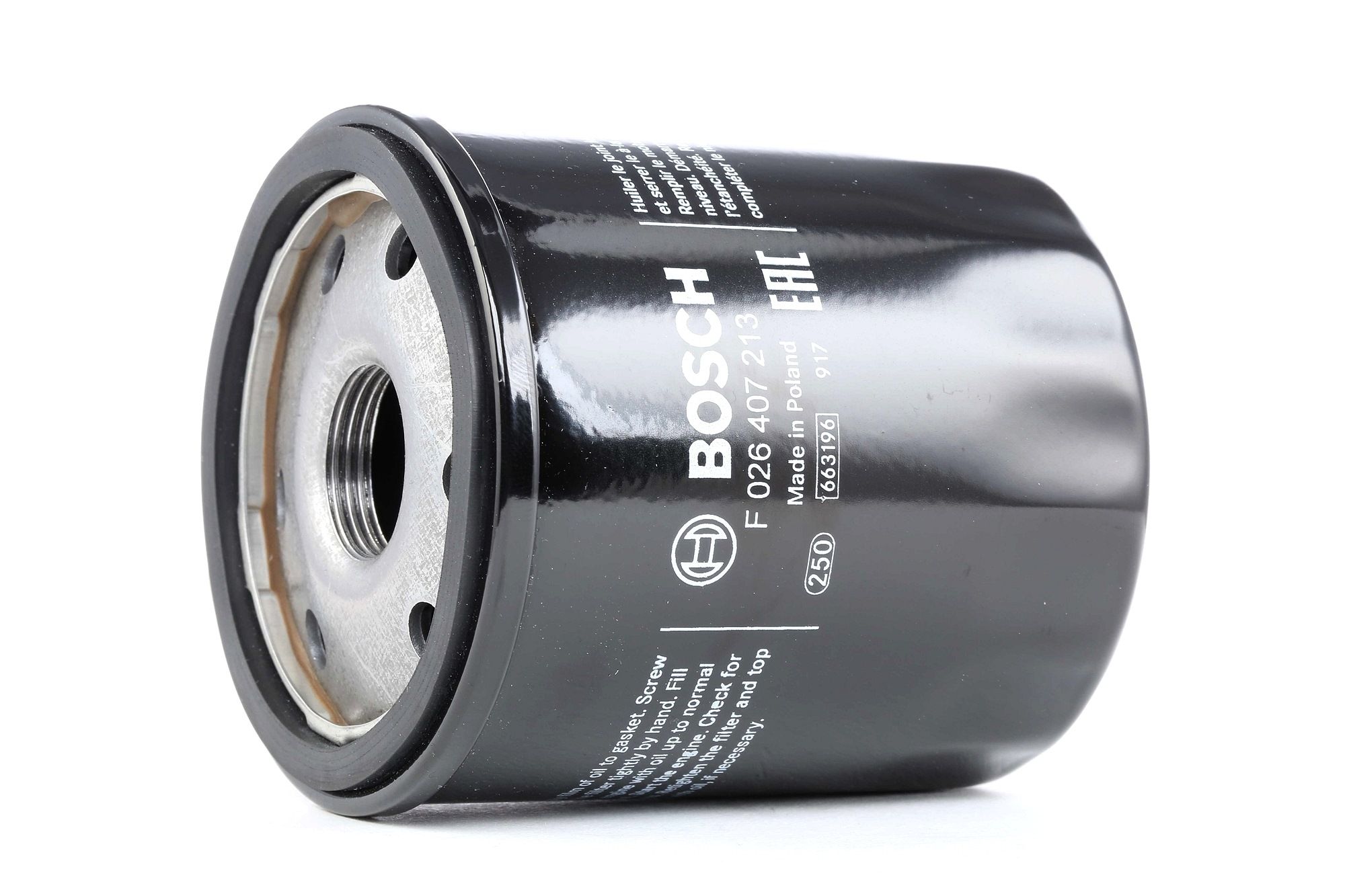 BOSCH Öljynsuodatin OPEL,CHEVROLET,VAUXHALL F 026 407 213 12667194,12640445,12696048 12640445,12667194,12670058,12696048,12640445,12667194,12670058