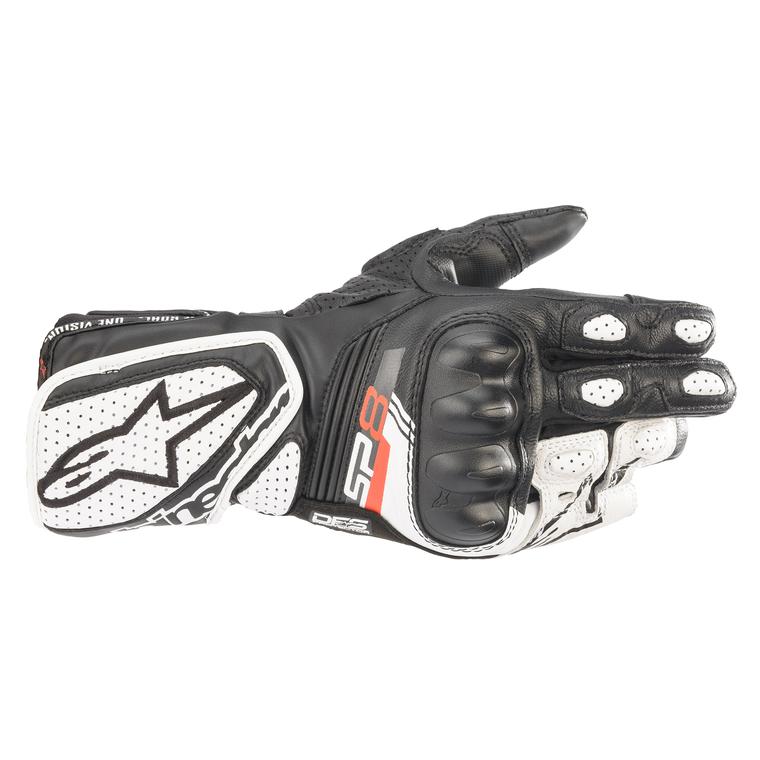 Alpinestars Stella SP-8 V3 Black White Gloves S