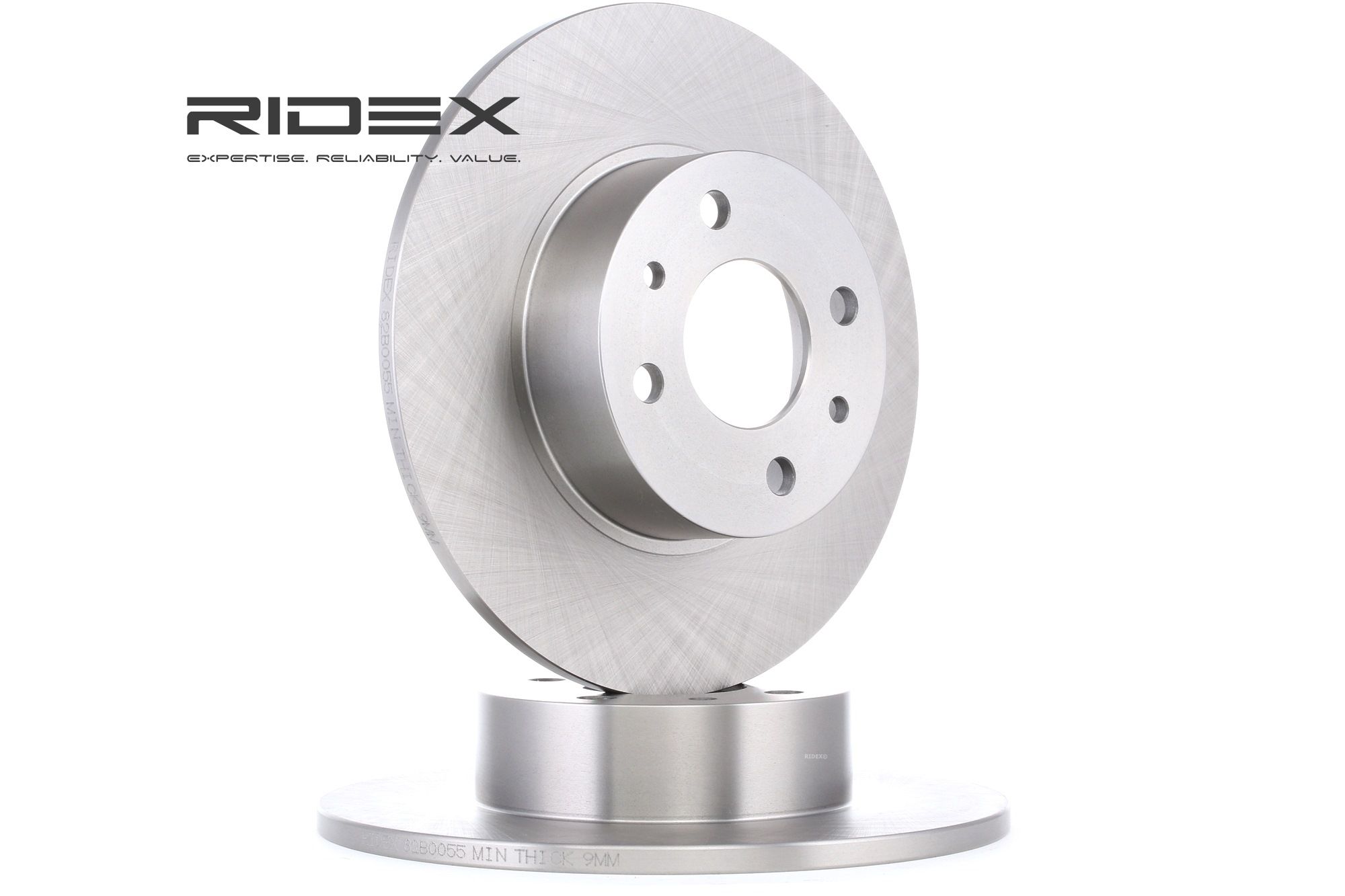 RIDEX Jarrulevyt FIAT,ALFA ROMEO,CHRYSLER 82B0055 0060801755,164202610001,60801753 Jarrulevy 60801755,82394418,82433859,82434070,46831042,60801390