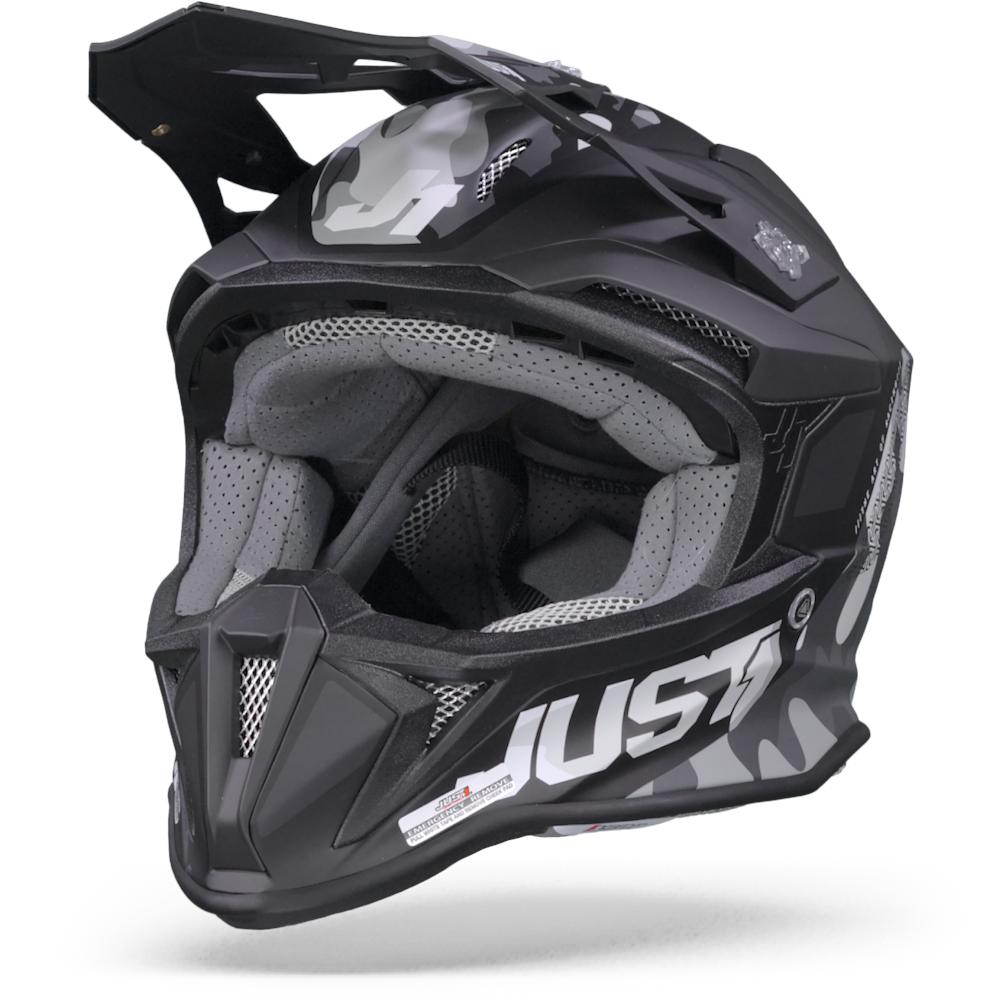 JUST1 J18 MIPS Pulsar Grey Camo Black XS