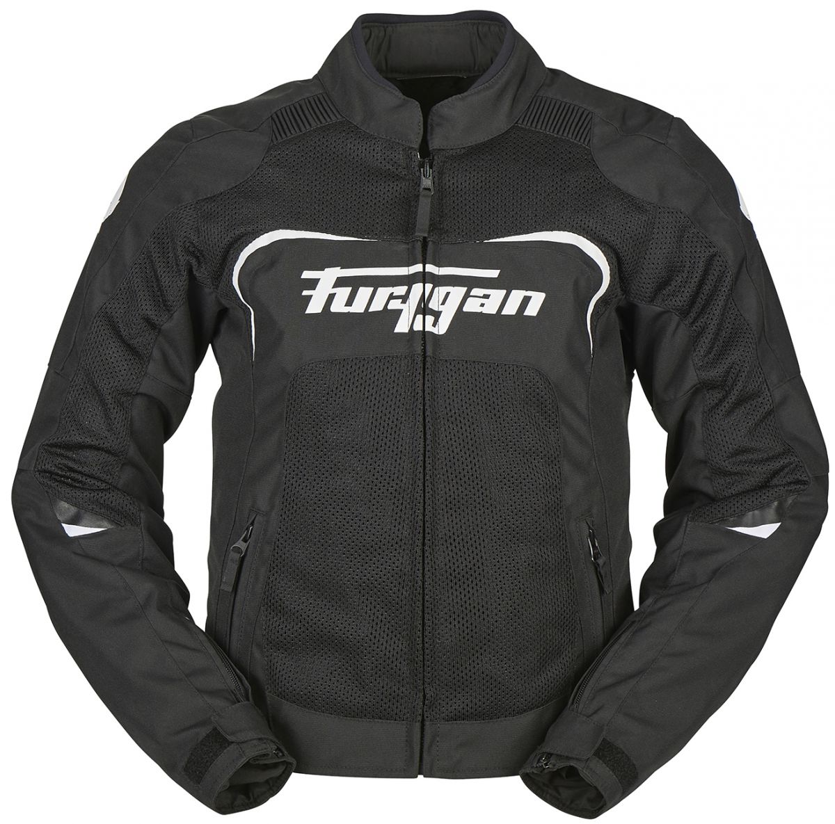 Furygan Cyane Vented Lady Black White L