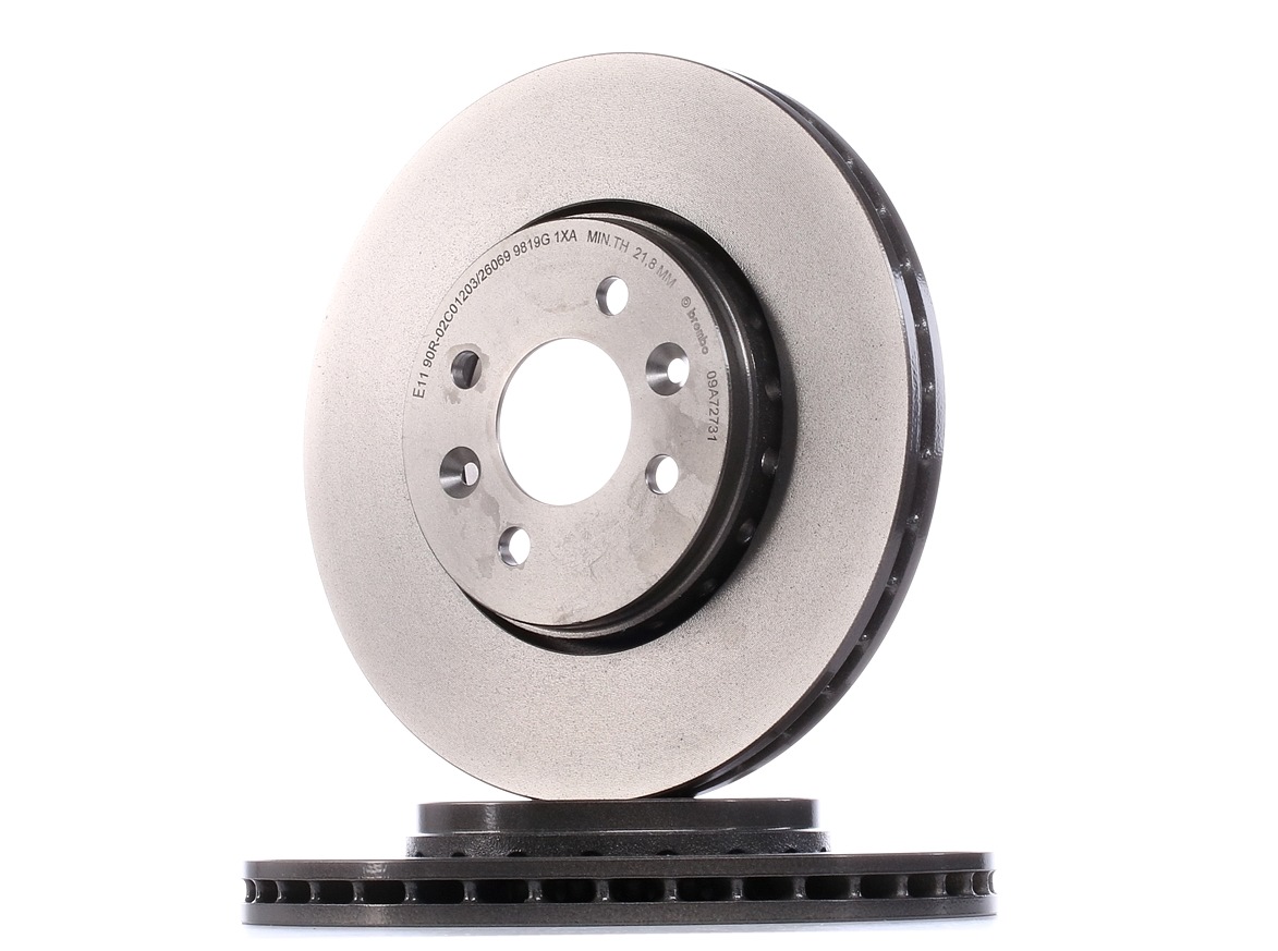 BREMBO Jarrulevyt RENAULT,DACIA 09.A727.31 402060540R,402065719R,402069518R Jarrulevy