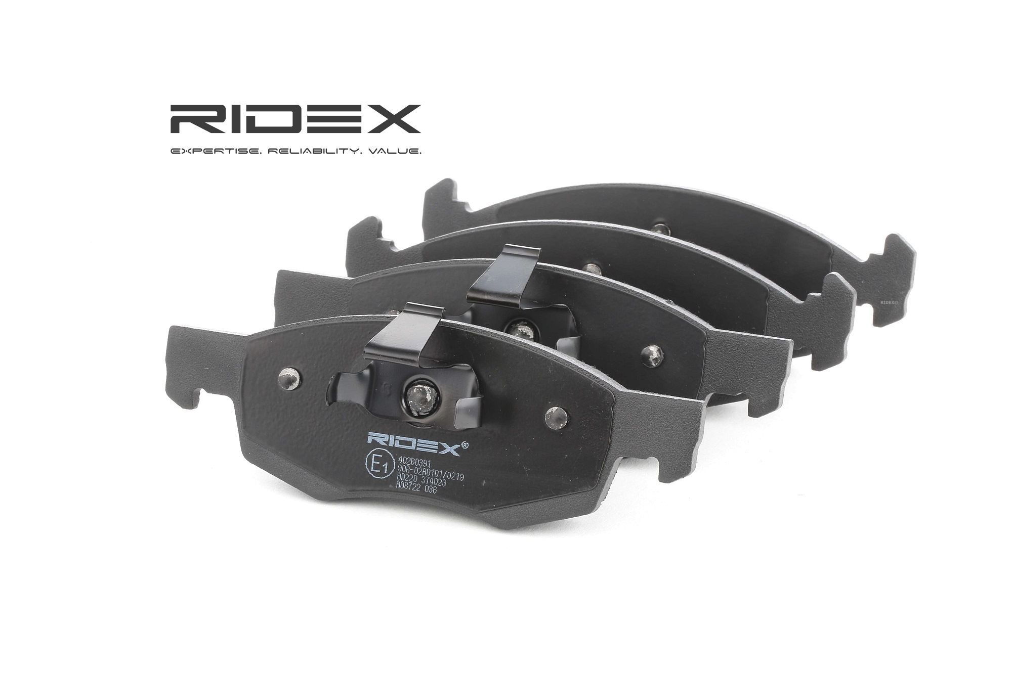 RIDEX Jarrupalat RENAULT,DACIA 402B0391 6001549803,8671016701,6001549803 Jarrupalasarja,Jarrupala, Levyjarru 8671016701