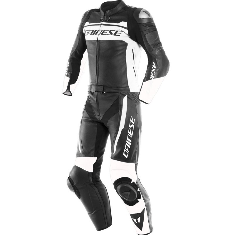 Dainese Mistel Black Matt White Black Matt 2 Piece 54