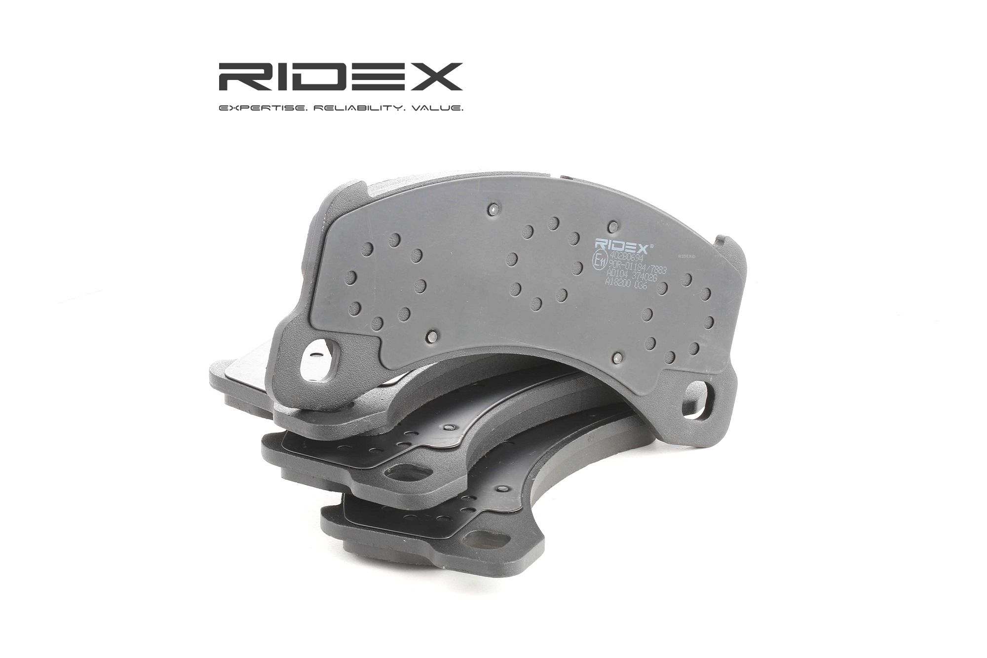 RIDEX Jarrupalat PORSCHE 402B0694 95835193930,95B698151E,7P5698151 Jarrupalasarja,Jarrupala, Levyjarru