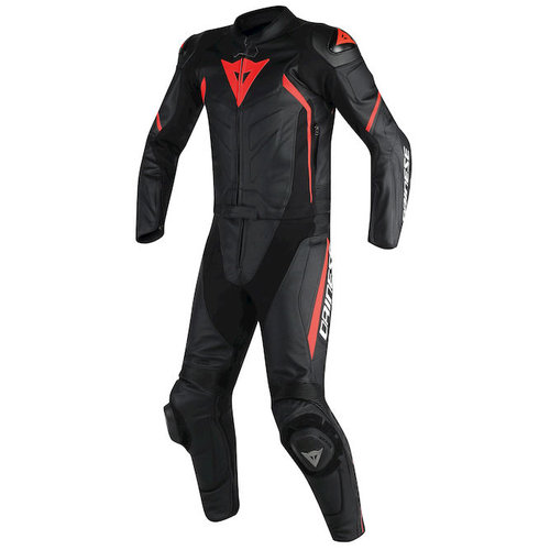 Dainese Avro D2 Black Black Red-Fluo 2PCS 54