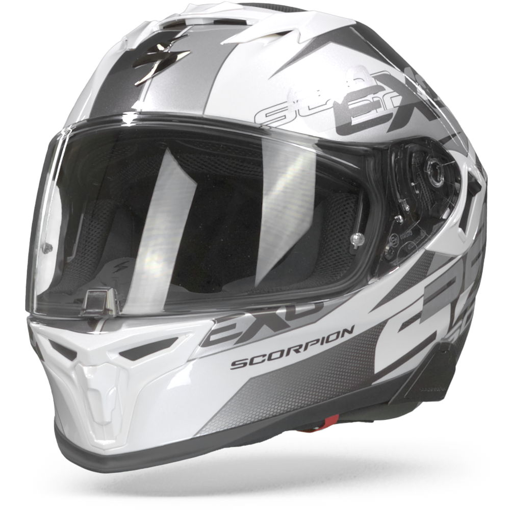 Scorpion EXO-520 Air Cover White Silver S