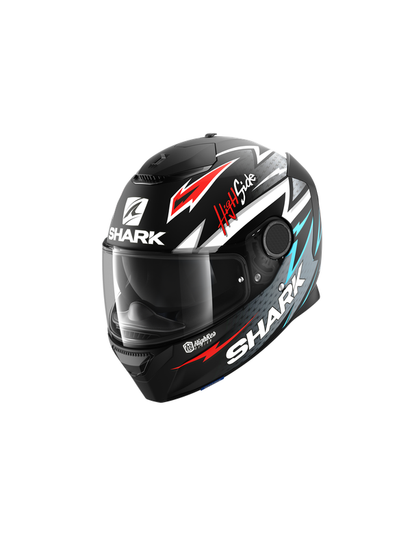 Shark Spartan 1.2 Adrian Parassol Mat Black Silver Red S