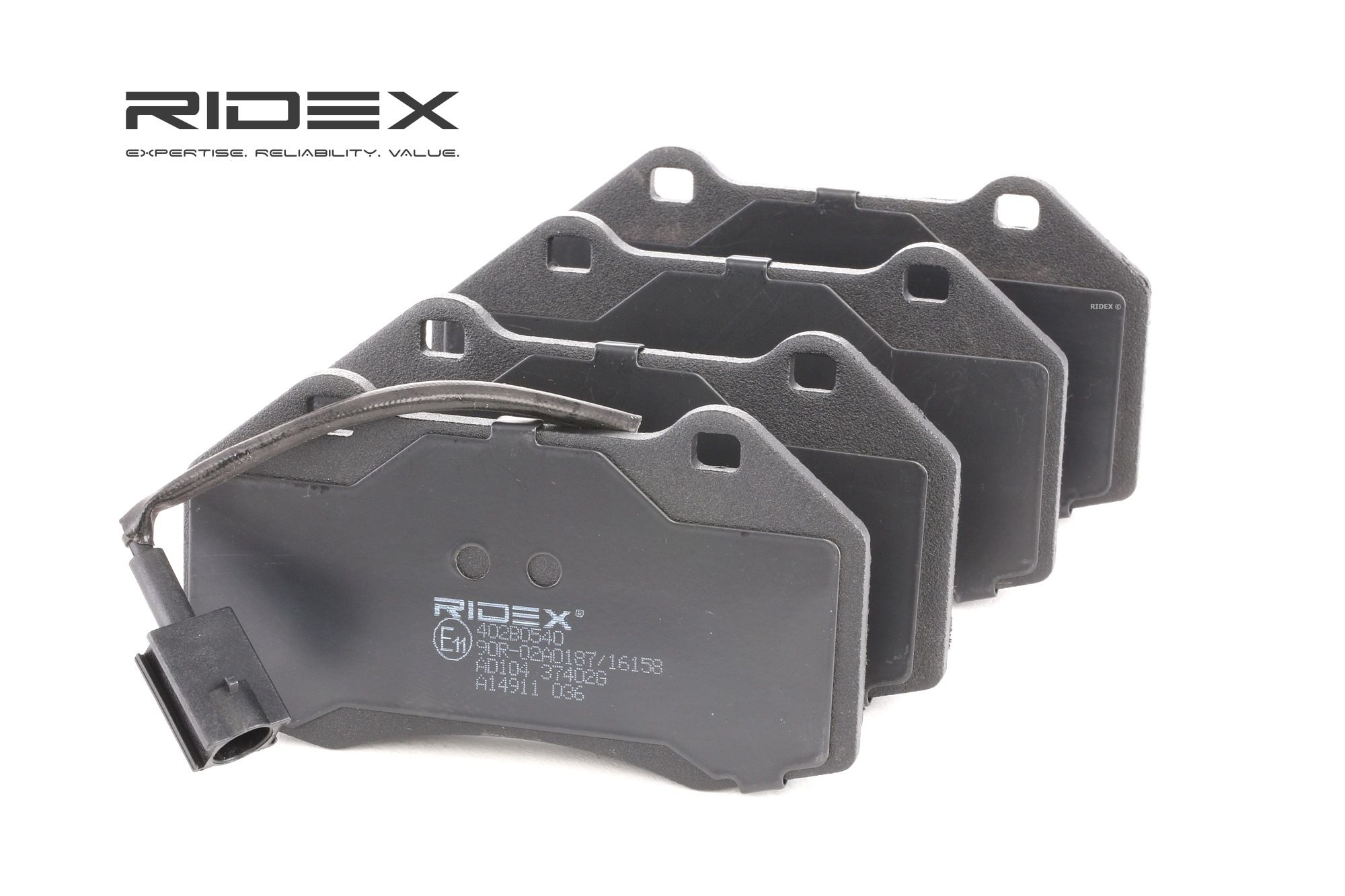 RIDEX Jarrupalat RENAULT,FIAT,ALFA ROMEO 402B0540 51934099,5741889,71753265 Jarrupalasarja,Jarrupala, Levyjarru 71765466,77364716,77365201,77365830