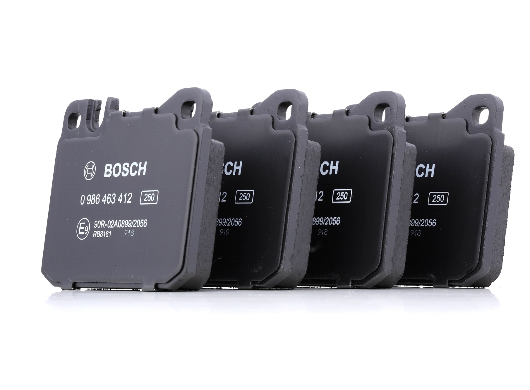 BOSCH Jarrupalat MERCEDES-BENZ 0 986 463 412 0004205920,0004206020,0004207820 Jarrupalasarja,Jarrupala, Levyjarru 0004209420,0004209520,0014200520