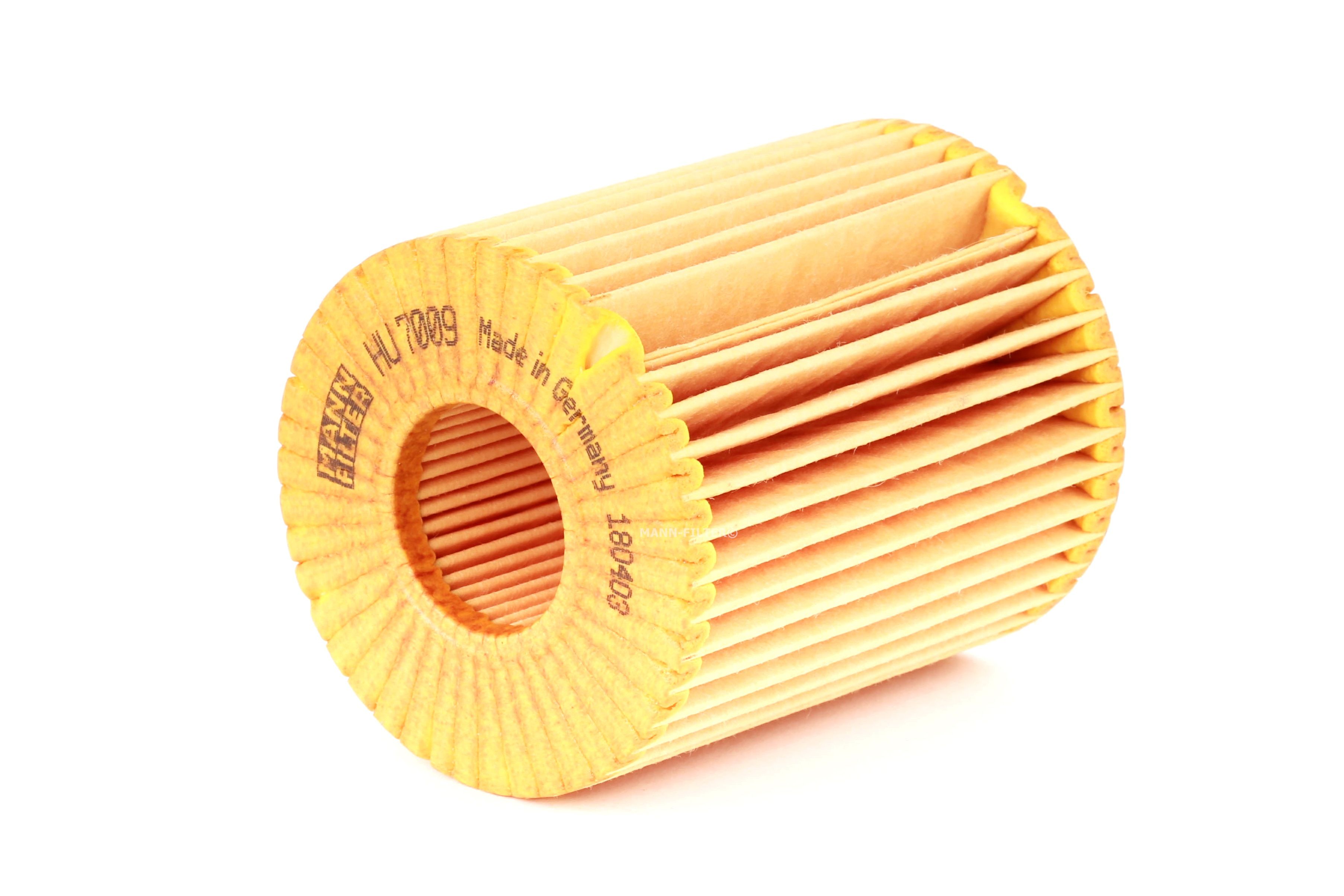 MANN-FILTER Öljynsuodatin TOYOTA,LEXUS HU 7009 z 041520R010,0415226010,0415231060 0415231080,0415238010,04152YZZA2,04152YZZA3,04152YZZA5,15613YZZA2