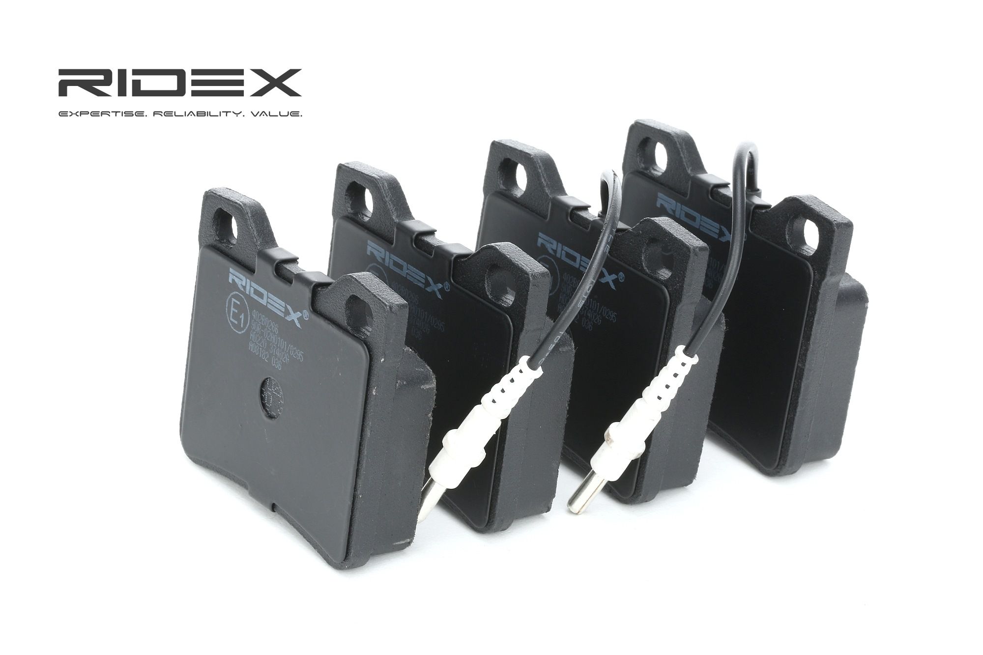 RIDEX Jarrupalat MERCEDES-BENZ,PEUGEOT 402B0266 0024204820,0034200020,6384230110 Jarrupalasarja,Jarrupala, Levyjarru A0024204820,A0034200020,425081