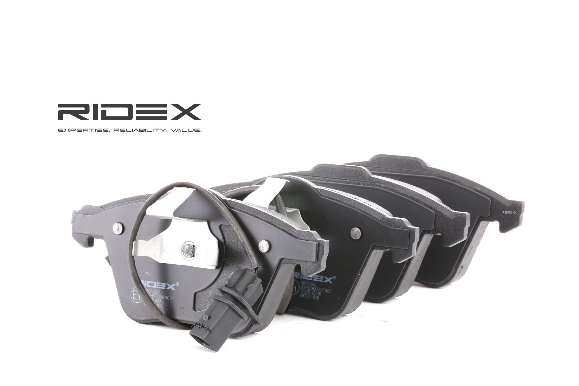 RIDEX Jarrupalat VW,AUDI,SKODA 402B0263 4B0698151AC,4B0698151AD,4B0698151Q Jarrupalasarja,Jarrupala, Levyjarru 4B0698151R,8E0698151K,8E0698151K